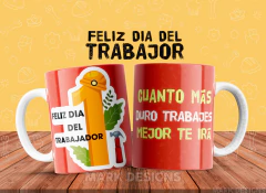 Plantillas Tazas Día del Trabajador 3