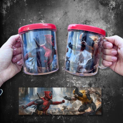 Imagen de Plantillas Tazas Deadpool + Wolverine #2