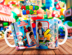 Plantillas Sublimación Tazas - Mario Bros la Película - PlantillasyVectores
