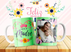 Plantillas Sublimación Tazas - Día De La Madre Vol.27