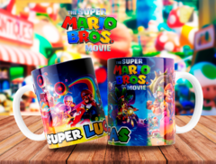 Plantillas Sublimación Tazas - Mario Bros la Película