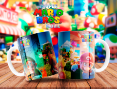 Plantillas Sublimación Tazas - Mario Bros la Película - tienda online