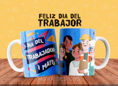 Plantillas Tazas Día del Trabajador 3 - comprar online