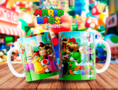 Plantillas Sublimación Tazas - Mario Bros la Película - comprar online