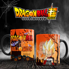 Plantillas Sublimación Tazas - Halloween Dragon Ball