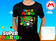 Plantillas Sublimación Vectores - Mario Bros - PlantillasyVectores