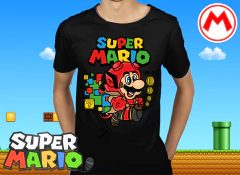 Imagen de Plantillas Sublimación Vectores - Mario Bros