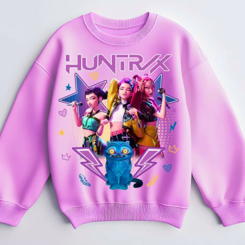 Plantillas Poleras Multiuso Huntrix N°2 - comprar online