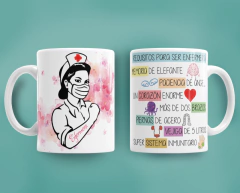Plantillas Tazas Enfermeros
