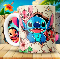 Plantillas Tazas Lilo y Stitch 3D en internet