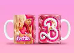 Plantillas Tazas 3D Infantiles Barbie La Película - comprar online