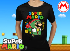 Plantillas Sublimación Vectores - Mario Bros