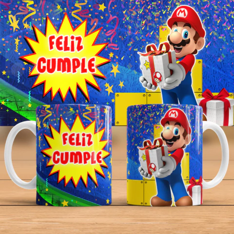 Plantillas Para Tazas Cumpleaños N°6 - comprar online