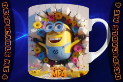 Plantillas Para Tazas Mi Villano Favorito 3D - PlantillasyVectores
