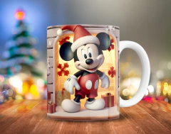 Plantillas Tazas Navidad 3D - PlantillasyVectores