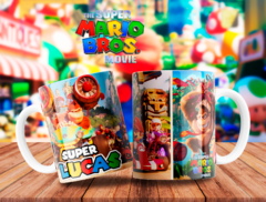 Plantillas Sublimación Tazas - Mario Bros la Película en internet