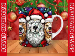 Plantillas Tazas Navidad Glass en internet