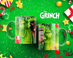 Plantillas Tazas el Grinch - PlantillasyVectores