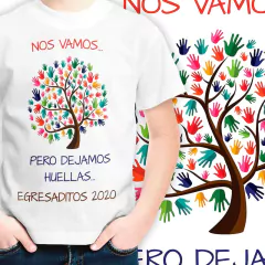 Plantillas Sublimación Poleras Graduación Egresaditos - tienda online