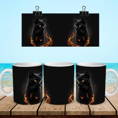 Imagen de +100 Plantillas Tazas 3D Gatos