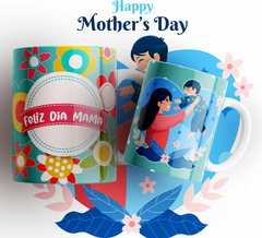 Plantillas Sublimación Tazas - Día De La Madre Vol.28 - PlantillasyVectores