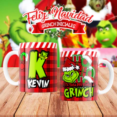 Plantillas Tazas Navidad Alfabeto Grinch - tienda online