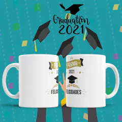Imagen de Plantillas Sublimación Tazas Graduación 21