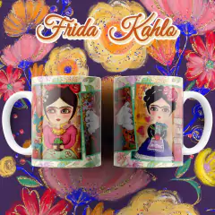 Plantillas Para Tazas Frida Kahlo - comprar online