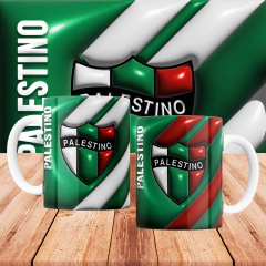 Plantillas Sublimación Tazas Fútbol Chile 3D Infladas