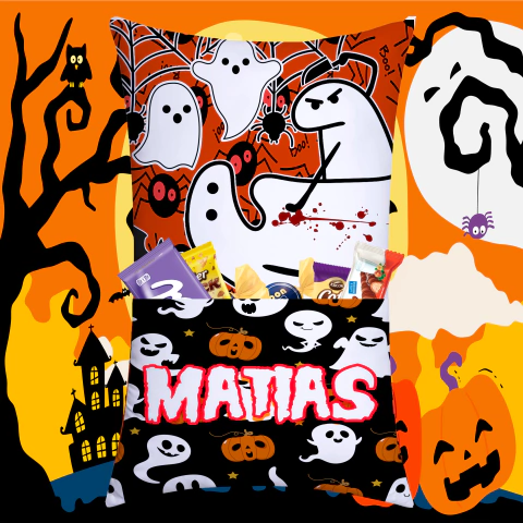Plantillas Sublimación Cojín Bolsillo Halloween V2