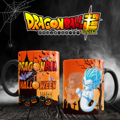 Plantillas Sublimación Tazas - Halloween Dragon Ball en internet