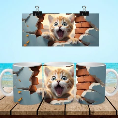 +100 Plantillas Tazas 3D Gatos - tienda online