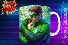 Plantillas Para Tazas Día Del Padre "Super Dad" - tienda online
