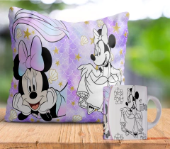 Imagen de Plantillas Cojines + Tazas Infantiles P/ Pintar V5