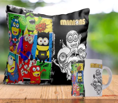 Plantillas Cojines + Tazas Infantiles P/ Pintar V5