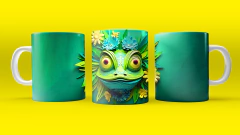 Plantillas Tazas 3D Animales Naturaleza V5