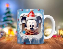 Plantillas Tazas Navidad 3D - PlantillasyVectores