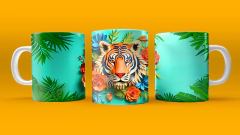 Plantillas Tazas 3D Animales Naturaleza V5 - comprar online