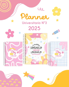 Planner Universitario Mujer 2025 - comprar online