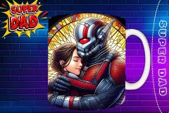 Plantillas Para Tazas Día Del Padre "Super Dad" - tienda online