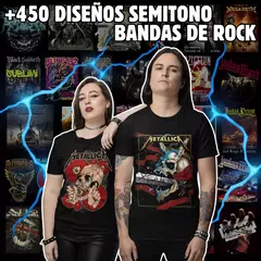 Mega Pack +450 Diseños Bandas de Rock - comprar online