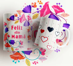 Plantillas Sublimación Tazas - Día De La Madre Vol.28