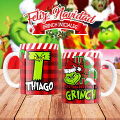 Plantillas Tazas Navidad Alfabeto Grinch - comprar online