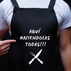 Delantal Parillero Frases Chilenas Fiestas Patrias 2 - comprar online