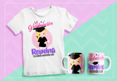 Plantillas Sublimación Tazas + Poleras Graduación - tienda online