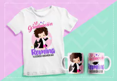 Plantillas Sublimación Tazas + Poleras Graduación - comprar online