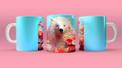 Plantillas Tazas 3D Animales Naturaleza V5 - comprar online