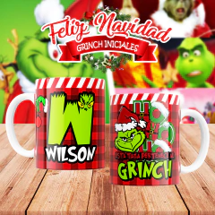 Plantillas Tazas Navidad Alfabeto Grinch - tienda online