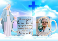 Imagen de Plantillas Tazas Fúnebres Conmemorativas