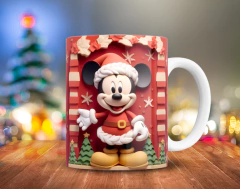 Imagen de Plantillas Tazas Navidad 3D